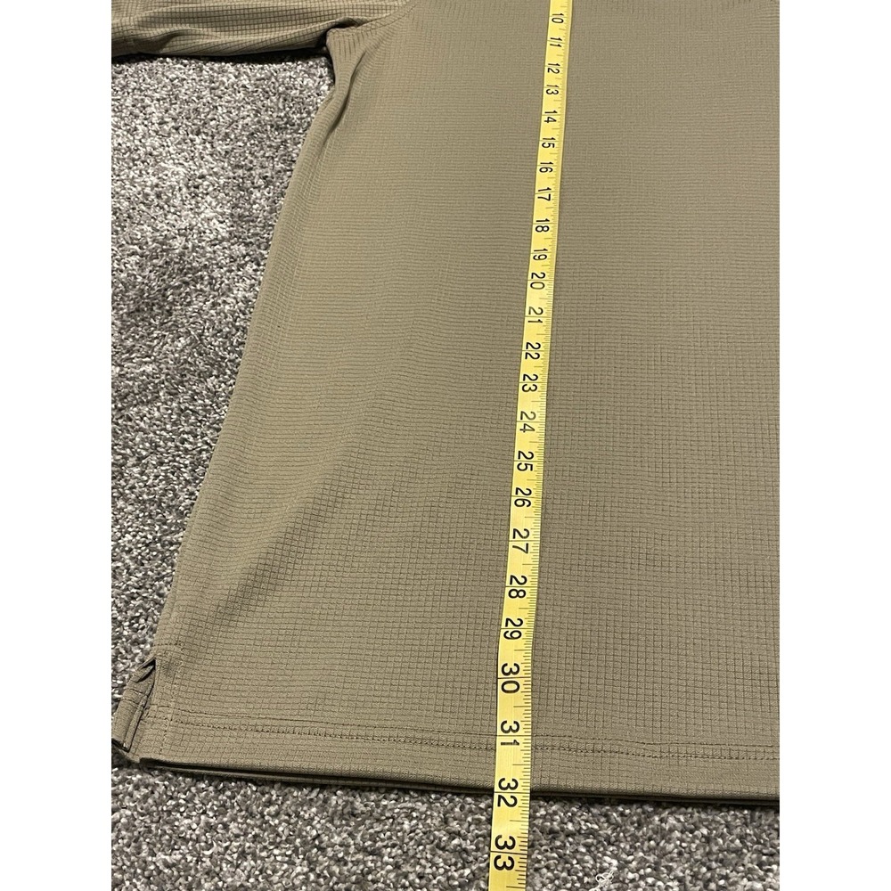 Pebble Beach Performance Golf Polo Men's XXL  Tan Micro Grid Stitch Stretch - Picture 7 of 7